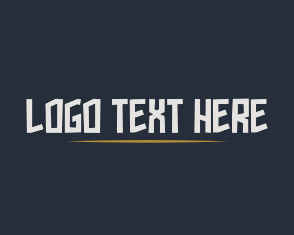 Word logo example 3