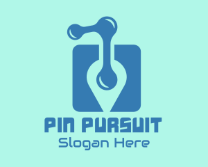 Pipeline Location Pin logo