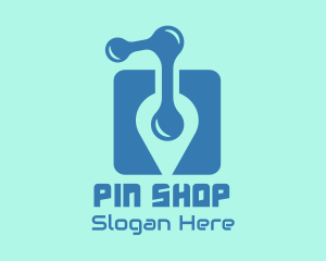 Pipeline Location Pin logo