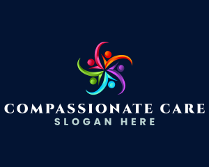 Volunteer Community Star logo design