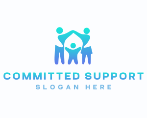 Family Parenting Support logo design