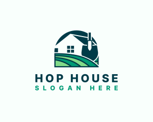 Shovel House Landscaping logo design