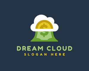 Cloud Money Coin logo design