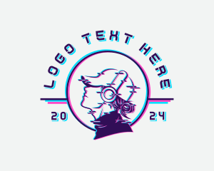 Digital Glitch Headphones logo