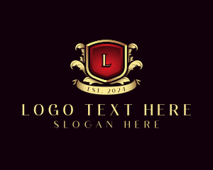 Luxury Shield Insignia logo