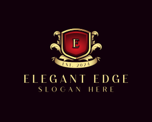 Luxury Shield Insignia logo design