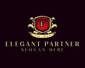 Luxury Shield Insignia logo design