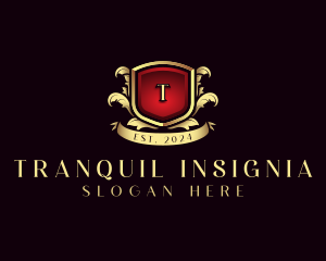 Luxury Shield Insignia logo design