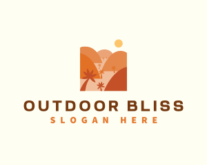 Outdoor Landscape Hills  logo design