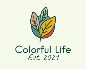 Colorful Leaf Gardening  logo design