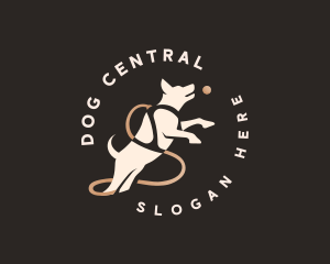 Dog Leash Trainer logo design