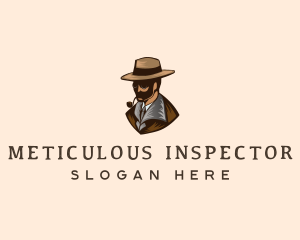 Detective Hat Spy logo design