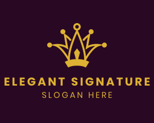 Elegant Royal Crown logo design