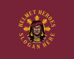 Philippine Hero Lapulapu logo design