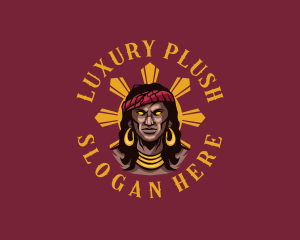 Philippine Hero Lapulapu logo design