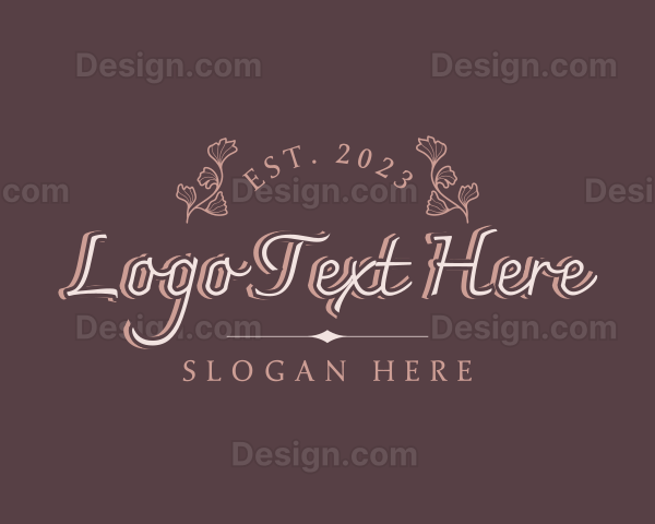 Luxury Floral Business Logo