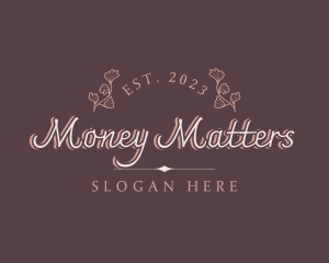 Luxury Glam Floral Business logo