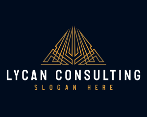 Pyramid Business Firm logo design