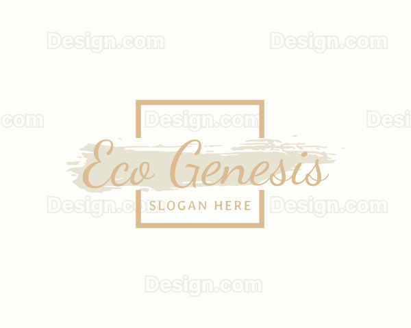 Elegant Gold Brand Business Logo