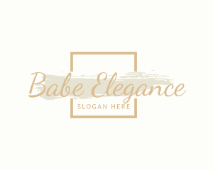 Elegant Gold Brand Business logo design