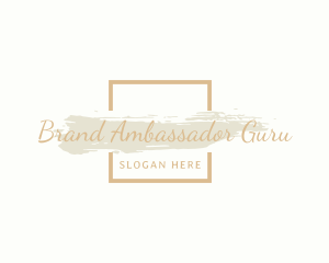 Elegant Gold Brand Business logo design