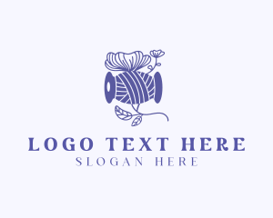 Floral Thread Sewing  logo