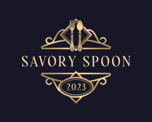 Spoon Fork Cutlery logo design