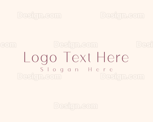 Minimalist Feminine Business Logo