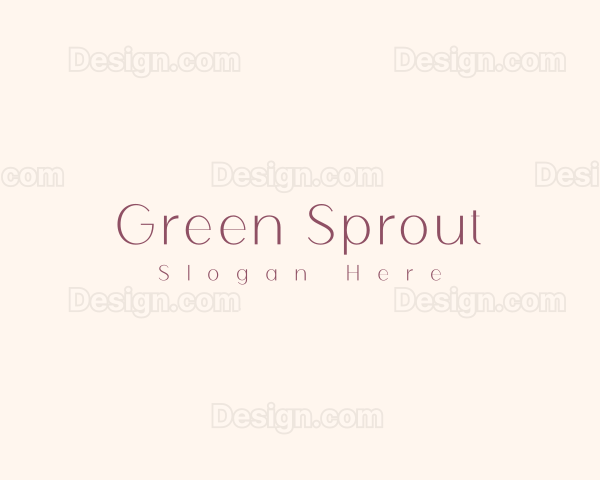 Minimalist Feminine Business Logo