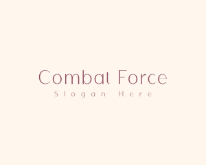 Minimalist Feminine Business logo