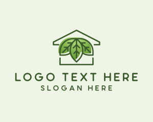 Leaf Vegan House logo