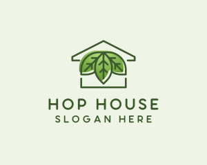 Leaf Vegan House logo design