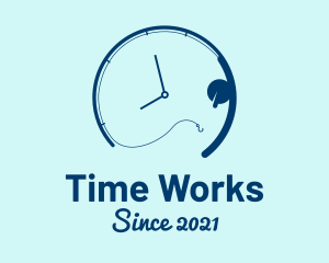 Fishing Time Clock logo