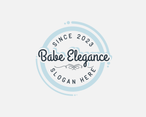 Elegant Business Badge logo design