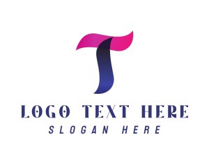 Generic Gradient Letter T Studio logo