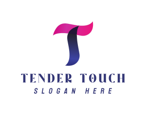 Generic Gradient Letter T Studio logo design