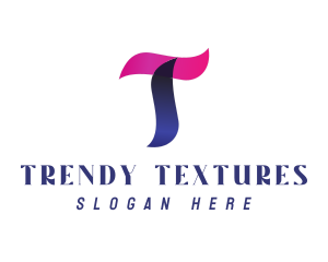 Generic Gradient Letter T Studio logo design