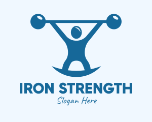 Blue Fitness Weightlifting logo