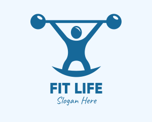 Blue Fitness Weightlifting logo