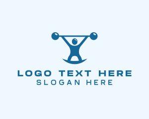 Blue Fitness Weightlifting logo