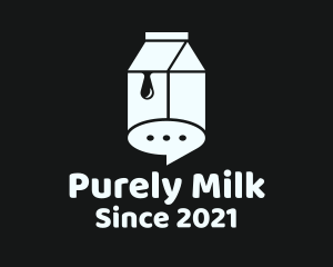 Chat Bubble Milk Box logo