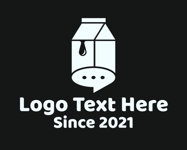 Milk Box logo example 1