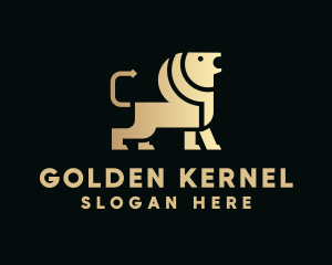 Golden Lion Sigil logo design