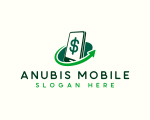 Mobile Money Transaction logo design