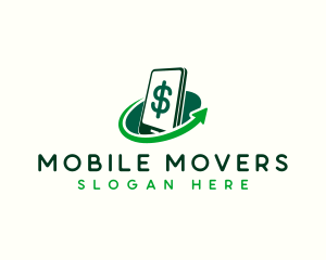 Mobile Money Transaction logo design