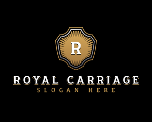 Elegant Royal Shield logo design