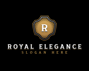 Elegant Royal Shield logo design