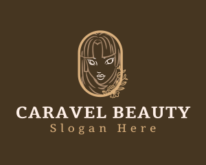 Woman Wreath Beauty logo design