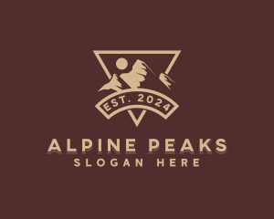 Hiking Mountain Alpine logo