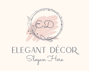 Leaf Event Decor logo design